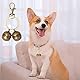 Katzenglocke, Glöckchen Zum Basteln, 2 Set Extra Laut Katze und Hundeglocken Haustier Tracker Glocke Hundeglocke für Halsband, Anhänger Glocken für Hund Katze Geschirr