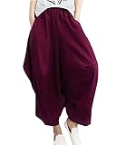 STILE: Pantaloni stile Capri Harem Fusion Easy Pull On;