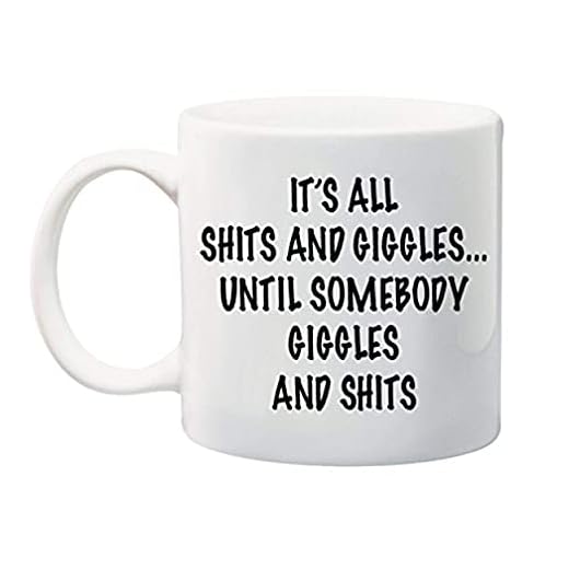 Its All Shits and Giggles 325 ml rolig kaffe- eller temugg OIDY6H