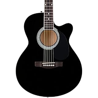 Fender Fa-135ce Guitare électro-acoustique noir - Les Beatles, Paul McCartney, John Lennon, RIngo Starr, George Harrison