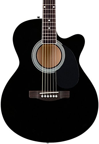 Fender Fa-135ce Guitare électro-acoustique noir - Les Beatles, Paul McCartney, John Lennon, RIngo Starr, George Harrison Fender Fa-135ce Guitare électro-acoustique noir