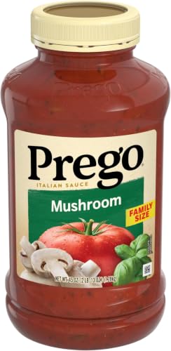 Image of Prego Fresh Mushroom Pasta Sauce, 45 Oz Jar (Pack of 5)
