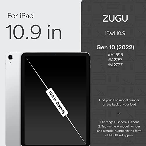 ZUGU CASE for iPad 10.9 Inch Case iPad 11th / 10th Generation (A16 2025/2022) Ultra Slim Protective Cover - Image 2