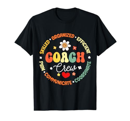Groovy Instructional Coach Crew Back to School Group T-Shirt