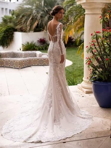 Wedding Dresses for Bride 2025 Lace Appliques Long Sweetheart Bridal Dress for Women2