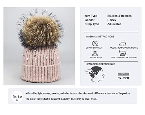 Bonnet tricoté chaud douceur polaire haut de gamme avec pompon chic
