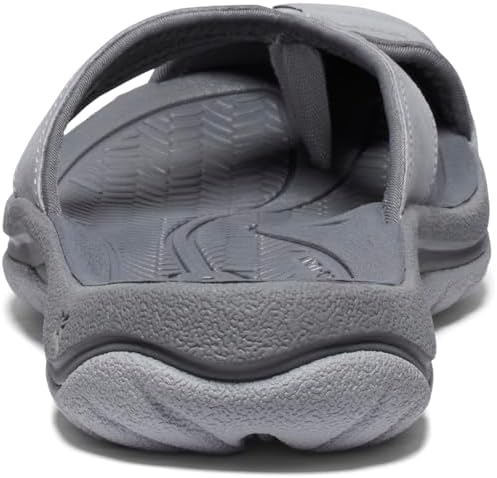 KEEN Women's Waimea H2 Toe Protecting Flip-Flops, Alloy/Black, 10 | Image 6