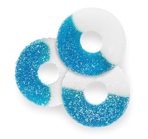 Anillos de Gomas sabor Frambuesa Azul 113 g miniatura 3