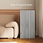Tri-Fold Memory Foam Mattress Topper, 6 inch Single Folding with Washable Covers, Reversible Design, Foldable Topper for Travel&Guests, 75"×25"×6" - Image 3