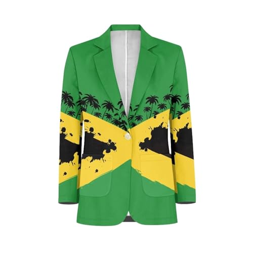 Long Sleeve Suit Blazer One Button for Men Slim Fit Lightweight Men's Casual Blazer with Pockets3