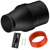 Fennoral Car Drying Nozzle with Red Soft Tip Cover for Milwaukee M18 Fuel Single Battery Leaf Blowers Fits 2724-20 and 2728-20