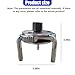 UHANBUT Universal Adjustable Oil Filter Wrench from 2.7