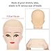 Boao 4 Pcs Bald Caps for Adults Men Women Halloween Latex Makeup Bald Wig Fake Wig Costume Accessory(Big Size,Skin)