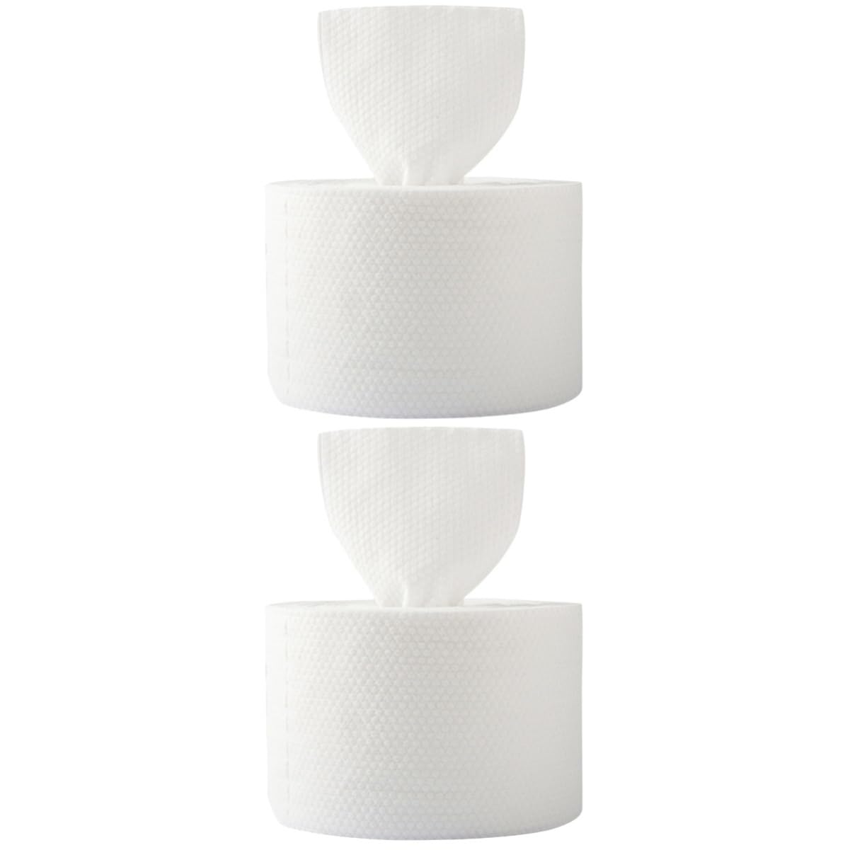 FRCOLOR Asciugamani Monouso Cotone Per Detersione Viso Confezione Da Circa Morbidi e Assorbenti Perfetti Per Rimuovere Makeup e La Pulizia Della Per Uso Domestico e All Aperto