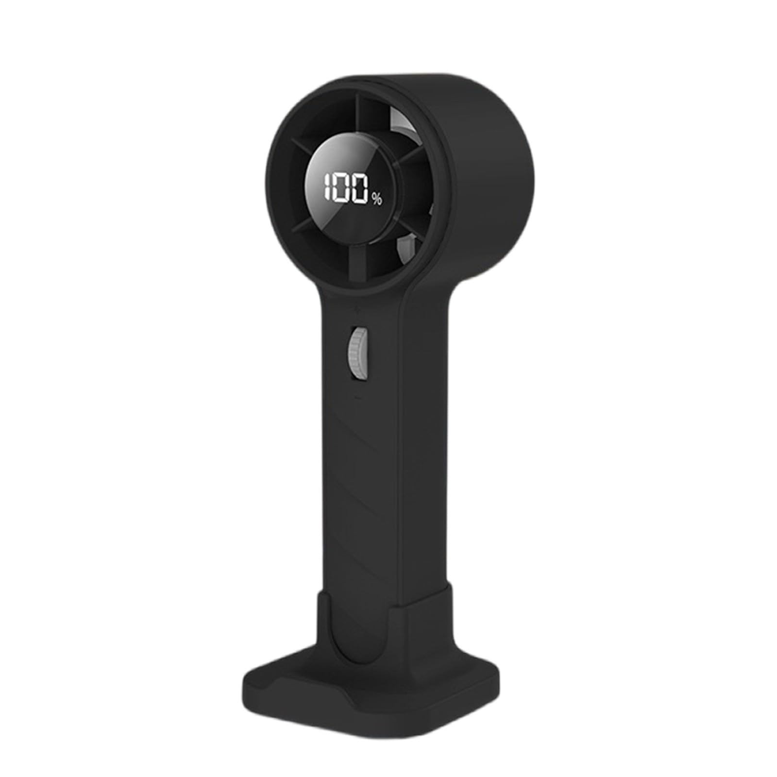 TAZIZI Handheld Fan 1-100 Speed Hand Adjustable Rechargeable with Digital Display for Travel Camping Digital Display