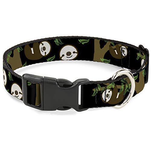 Buckle-Down Sloth Face Collar 6-9
