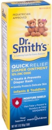 Mission Pharmcal Co 37248 Dr.Smith Diaper Rash Ointment 3oz Tube Ea