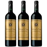 Château Le Loup Saint-Emilion Grand Cru AOC Rotwein rot trocken Frankreich inkl. FeinWert E-Book (3 x 0.75 l)