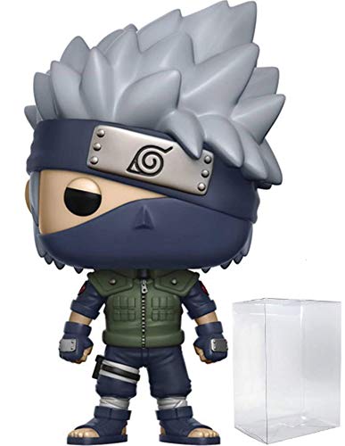 Funko Pop! Anime: Naruto Shippuden - Kakashi #182 Vinyl Figure (Includes Compatible Pop Box Protector Case)