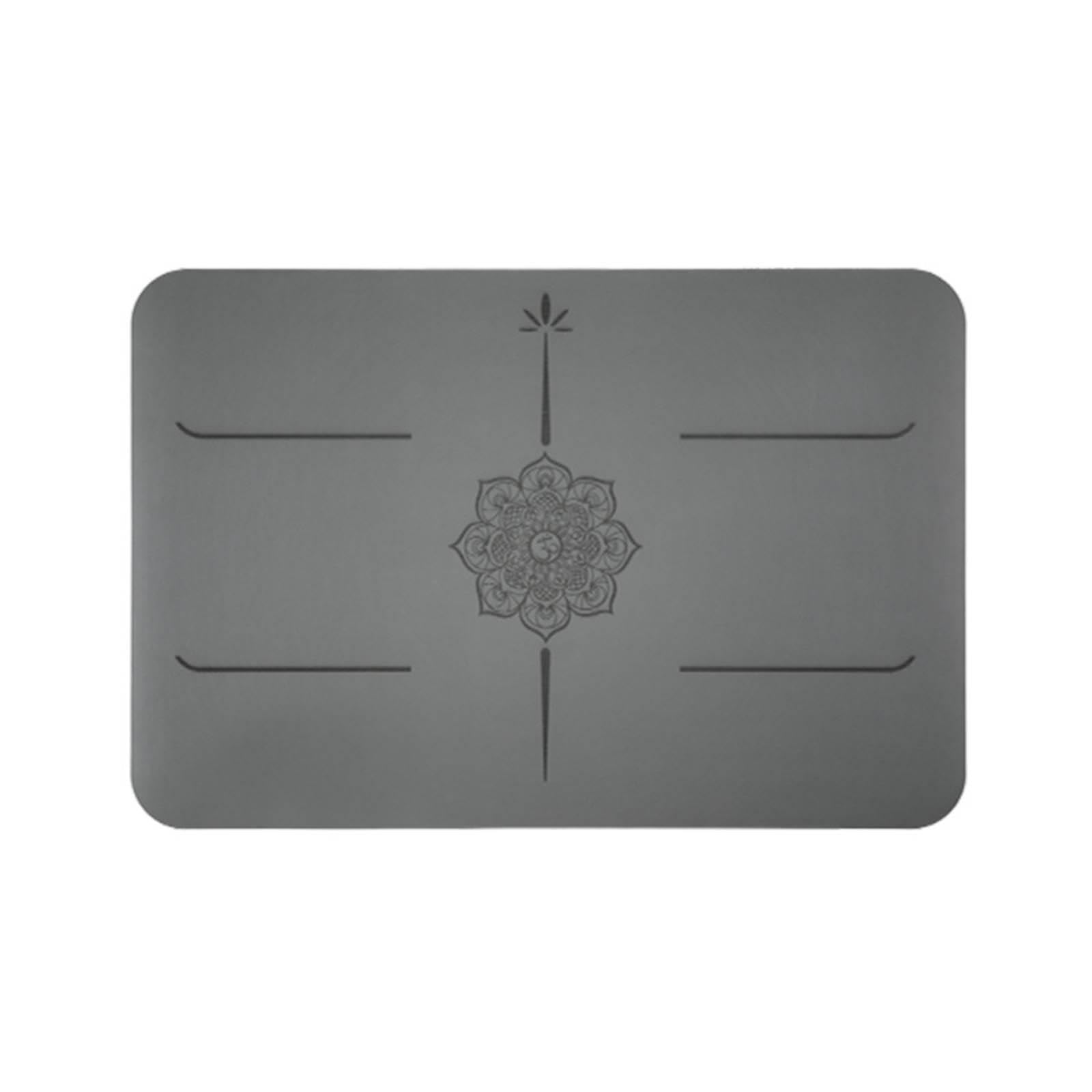 Handstand Mat Double-layeredLayer Fitness Mat with Alignment Lines Non-Slip for Yogis, Athletes, Home Workouts Dark Gray-image-15