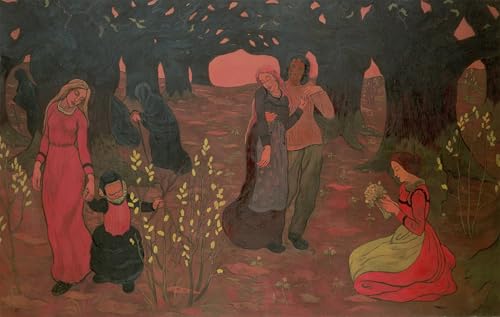 Art tableau les âges de la vie Georges Lacombe pour habiller un grand mur vide