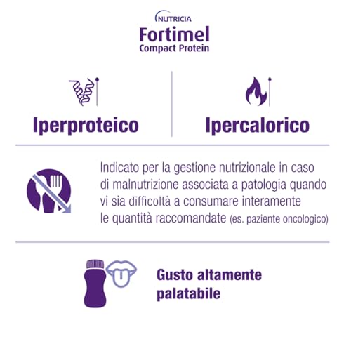 Fortimel Compact Protein Vaniglia 4X125Ml - 5