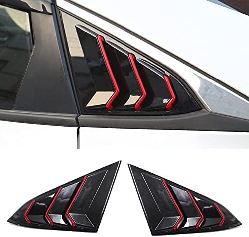 OmurStore 2pcs Popular Rear Window Side Air Cover Louver Mould Trim Mail order cheap Vent
