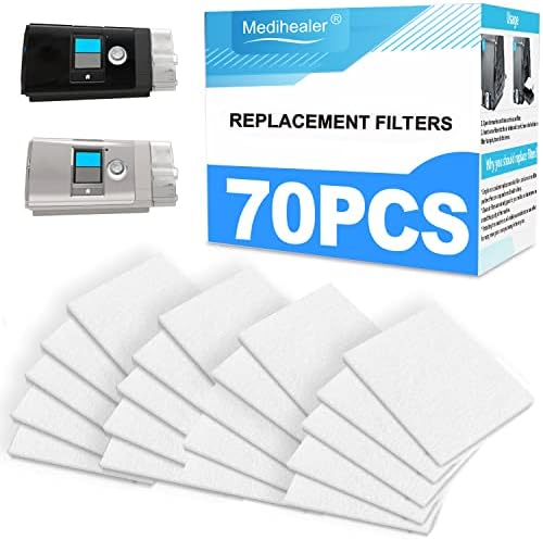 Medihealer 44 Packs Cpap Hepa Filters For Resmed Airsense 10 - Premium Ultrafine Filters Supplies For Airsense 10 - Aircurve 10 Series-S9-Airstart-Series Machines| Replacement Filters Suppies