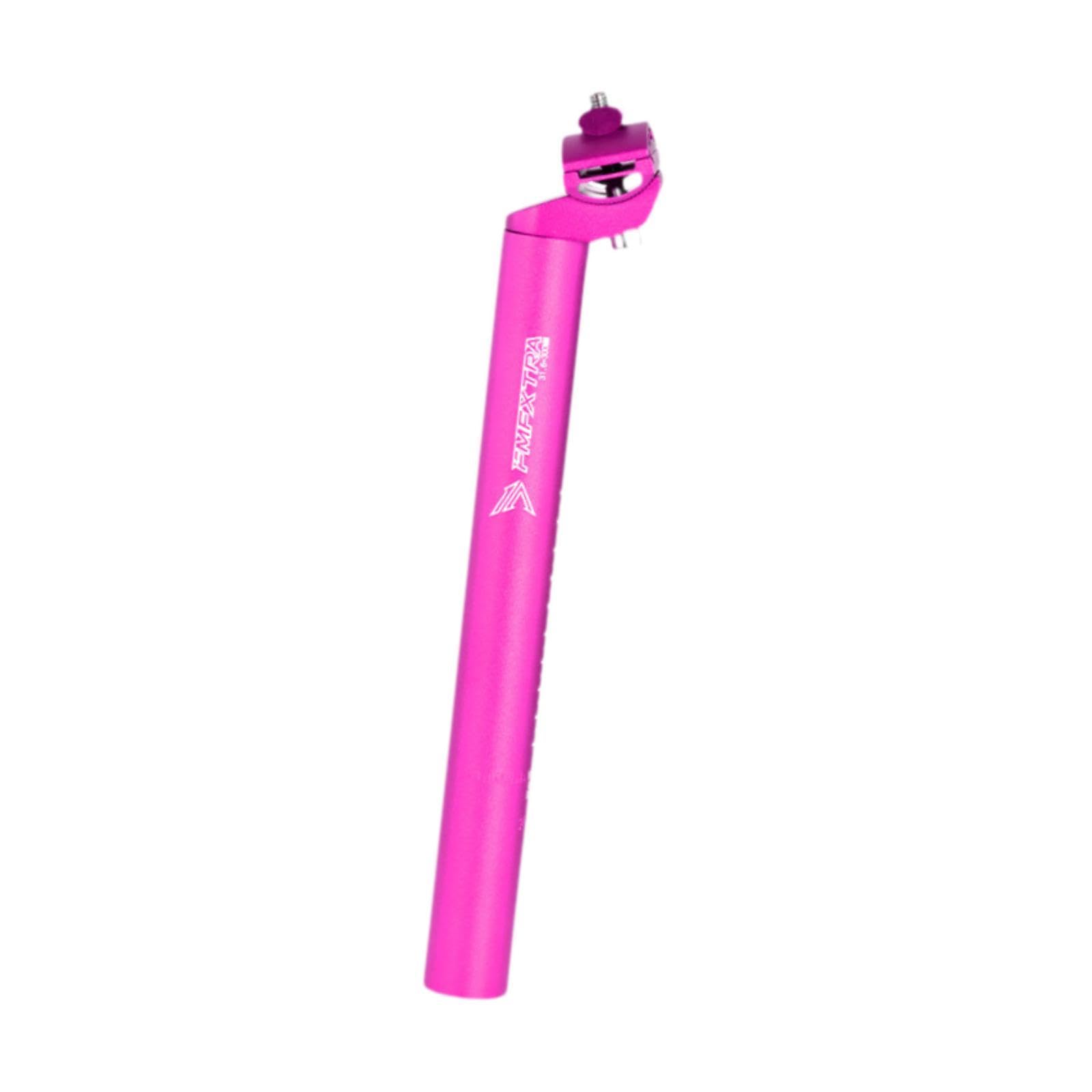 Menolana Bike Seat Post Bicycle Seat Tube Shock Absorber Portable Easy to Install Seatpost 300mm Length for Mountain Bikes, Pink 3.16x30cm