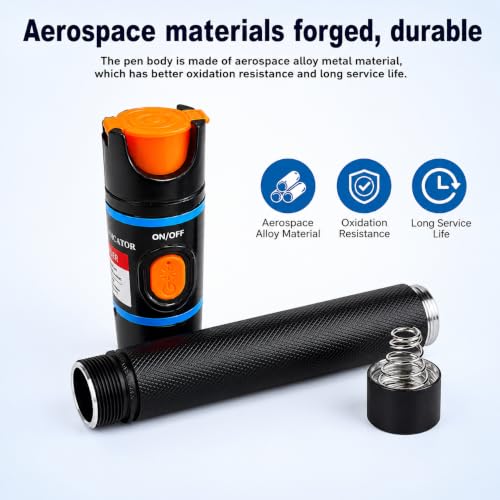 Image of Techtest 10MW Pen Fibre Visual Fault Locator Fiber Optic Cable Tester Meter Telecom FTTH