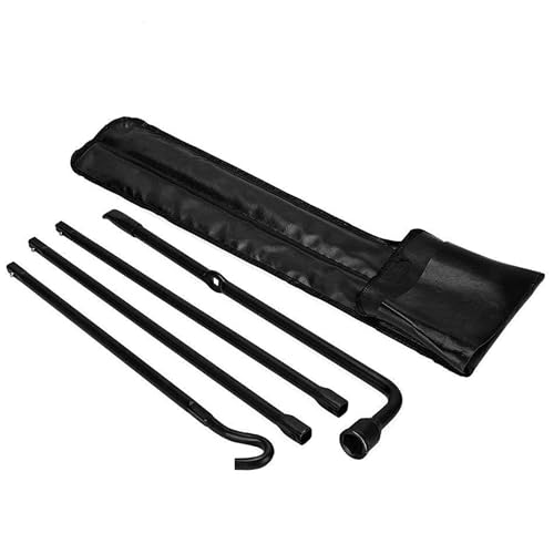 Image of Spare Tire Tool Kit for 2004-20014 Ford F-150 | Heavy-Duty Tire Removal Tool Kit with Spare Tire Lowering Tool, Lug Nut Wrench, & Hook | Compatible with Toyota and Dodge Trucks | Tire Replacement Kit