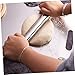 Wakauto 1Pc Stainless Steel Rolling Pin Heavy Duty Kitchen Rolling Pin for Baking for Dough Pastry Easy to Clean for Families and Bakeries Versatile Baking Tool for All