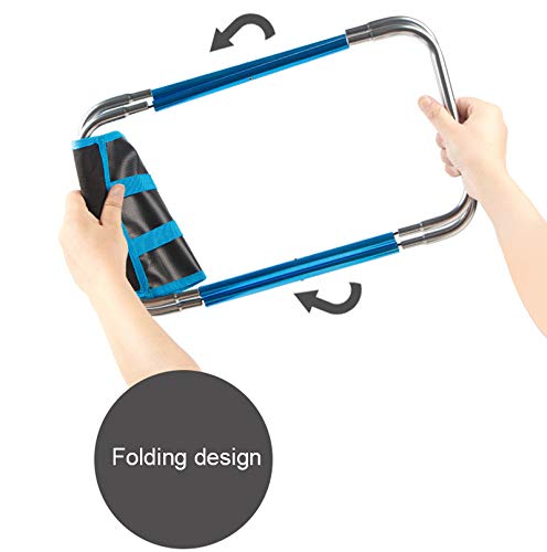 Banquinho dobrável ultraleve portátil para acampamento, mini cadeira de acampamento de alumínio para