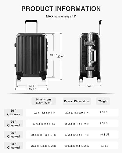 LuggeX Luggage carry-on-luggage