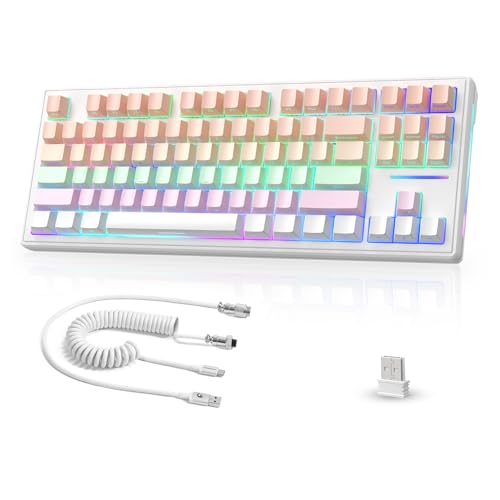 Clavier mécanique sans fil M87 à structure joint avec batterie longue durée 4600 mAh