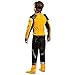 Disguise Gold Ranger Outfit for Kids, Beast Morphers Power Ranger Costume, Muscle Padded Character Jumpsuit, Child Size Small (4-6)