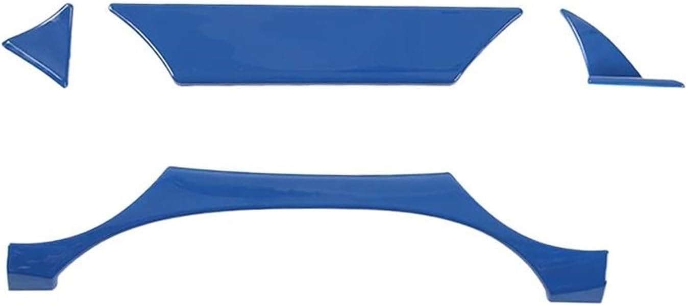 Car Interior Dashboard Instrument Panel Decoration Cover Trim Stickers For Mustang 2015-2023 Car Interior Parts(أزرق)