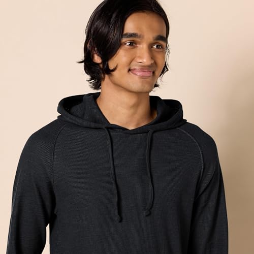 Amazon Essentials Men's Pullover Hoodie, Long-Sleeve Slub Thermal (Previously GoodThreads)4