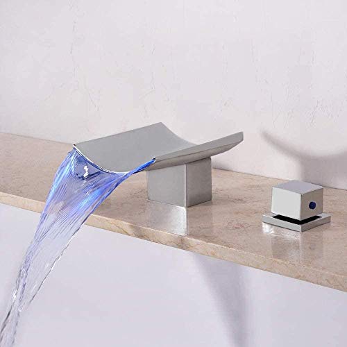 Couleur lumineuse et mitigeur à 5 trous pour ensemble de douche moderne - 3