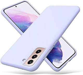 ULAK Liquid Silicone Case for Galaxy S21 Plus, 3 Layer Shockproof Hybrid Drop Protection Rubber Protective Phone Case Cover Compatible with Samsung Galaxy S21 Plus 5G 6.7 inches - Purple