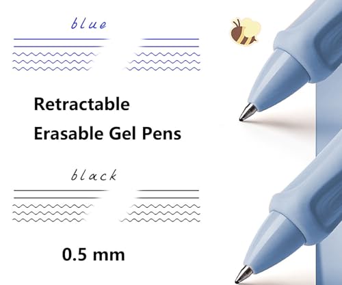 YYaaloa 8pcs Bolígrafos Gel Borrables Punta Fina 0.5mm miniatura 6