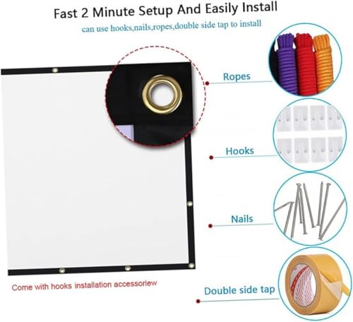 Écran de projection pour projecteur portable et usage nomade - 8