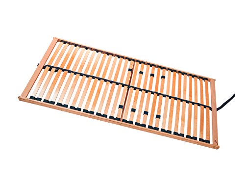 moebel-eins Rubin 5-Zonen Lattenrost NV, stabile Birke, TÜV Zertifiziert, 90 x 200 cm