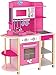 Produktbild Woodyland 91311 - Spielküche Trendy Deluxe mit viel Zubehör aus Holz