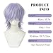 DERRRR-DOR Gray Kp Group Dance Wig Halloween Costume Hair Cover for Parties Stage Performances（Gray）