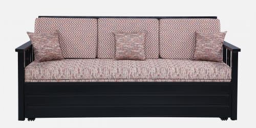 Image of Ubpon 3 Seater Metal Sofa Cum Bed with Hydraulic Storage | King Size Sofa Cuma Bed | Metal Sofa Set for Living Room, Guest Room D10 Multi Sofa King