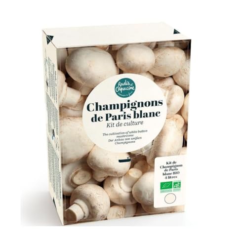 Radis et Capucine – Kit de cultivo – Champiñones de Paris Blanc – 4L