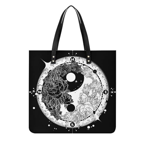 Sac shopper Fleur Tai Chi pour ranger facilement toutes vos affaires au quotidien