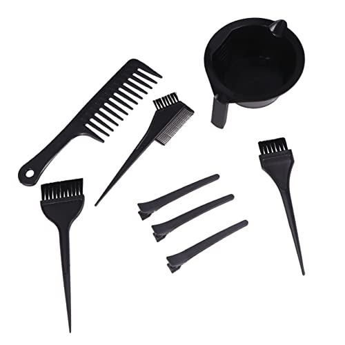 Beatifufu Hair Dyeing Kit 8pcs Tools Perfect for Salon Home Use Pro Hair Supplies