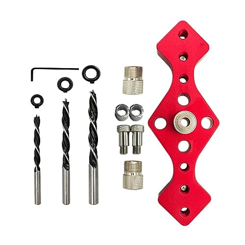 kobeIeen Wood Doweling 6/8 /10mm Drill Guide Hole Vertical Self Centering Positioning Opener Carpentry Woodworking Tools